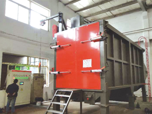 盘圆线材抛丸清理机